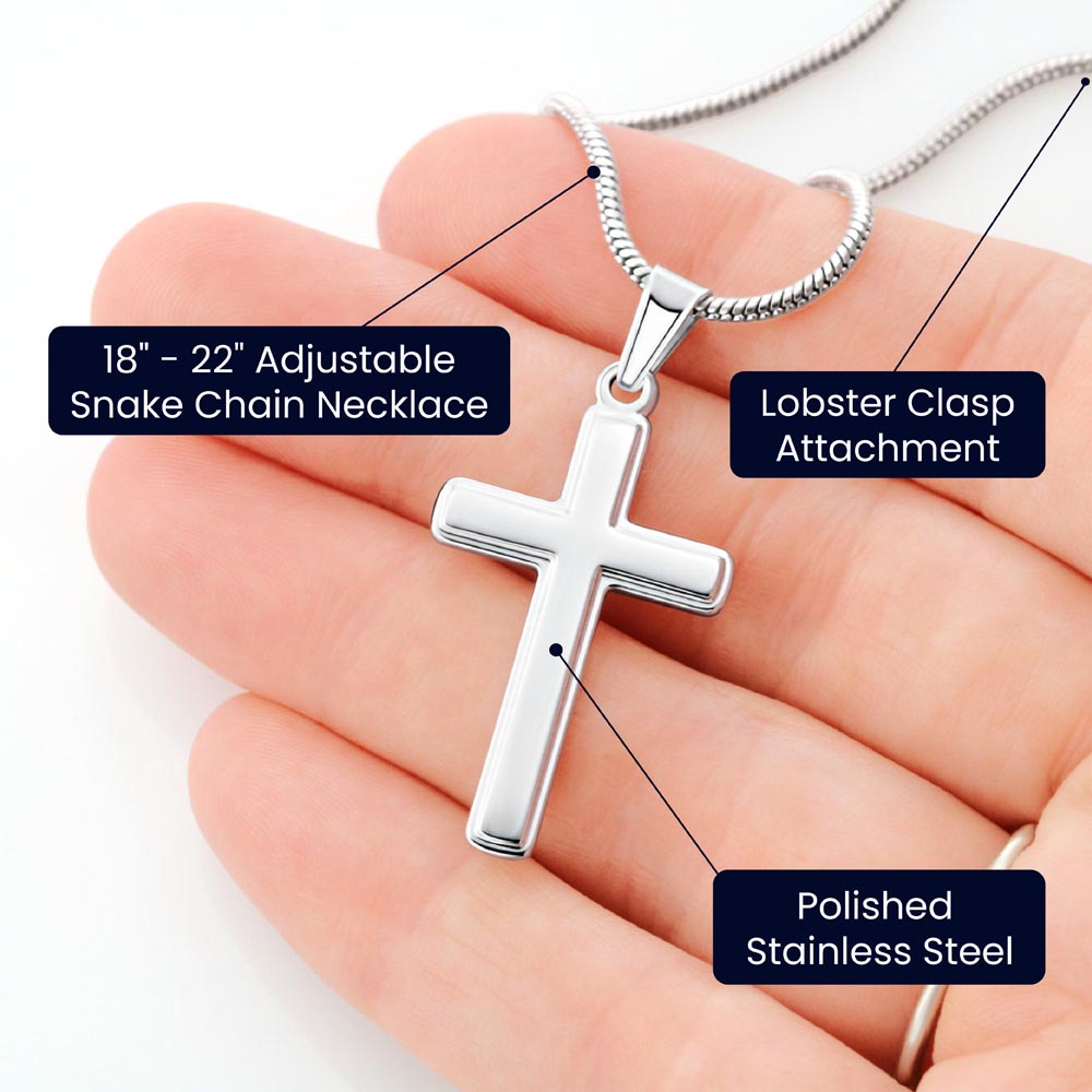 Artisan Cross Necklace - simplicity is elegance